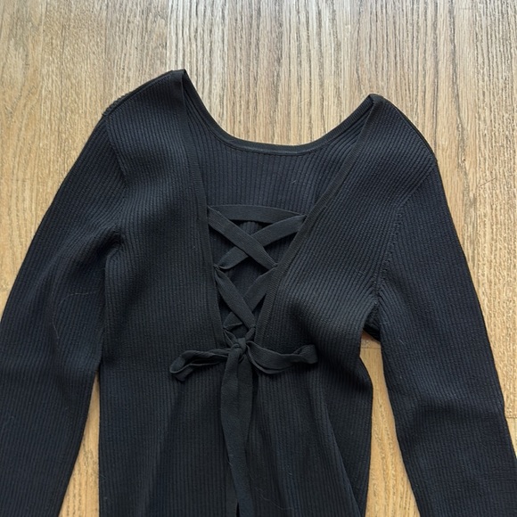♻️DONATED DEC. 2023♻️ 
Tibi backless ballerina tie top size Small - Picture 2 of 5